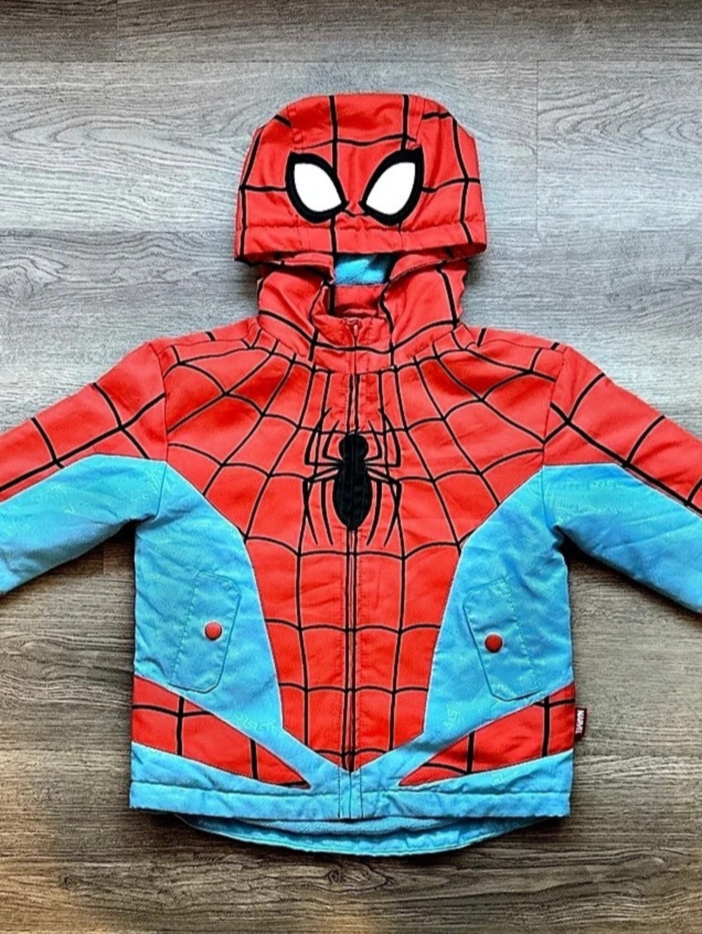 Disney Spider-Man Hooded Jacket Boys 3T/4T